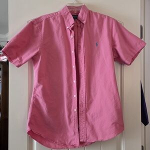 Polo by Ralph Lauren Women's Pink Button-Down Shirt - Size Medium